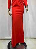 SUPER WHOLESALE | Plunging Long Dress