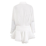 SUPER WHOLESALE | Ruffles Shirt Dress