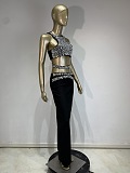 SUPER WHOLESALE | Beaded Skirt Set with Tank Top