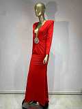 SUPER WHOLESALE | Plunging Long Dress