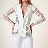 SUPER WHOLESALE | Patchwork Lace Blazer
