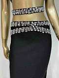 SUPER WHOLESALE | Beaded Skirt Set with Tank Top