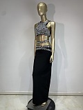 SUPER WHOLESALE | Beaded Skirt Set with Tank Top