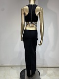 SUPER WHOLESALE | Beaded Skirt Set with Tank Top