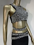 SUPER WHOLESALE | Beaded Skirt Set with Tank Top