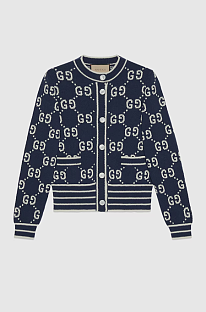 SUPER WHOLESALE | Cotton Jacquard Cardigan