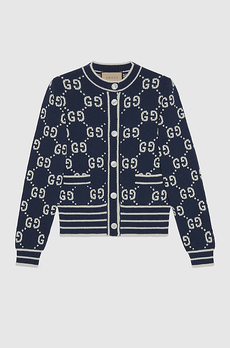 SUPER WHOLESALE | Cotton Jacquard Cardigan