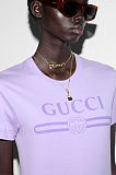 SUPER WHOLESALE | Printed Cotton Jersey T-shirt(lilac)