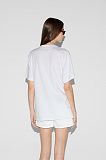 SUPER WHOLESALE | Printed Cotton Jersey T-shirt(white)