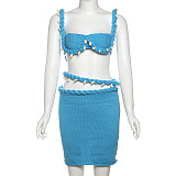 SUPER WHOLESALE | Knit Set with Skirt and Tank Top
