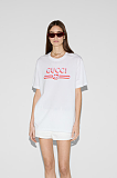 SUPER WHOLESALE | Printed Cotton Jersey T-shirt(white)
