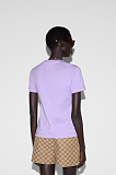 SUPER WHOLESALE | Printed Cotton Jersey T-shirt(lilac)