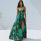 SUPER WHOLESALE | One-piece Cut-out Swimwear with Skirt