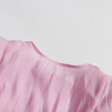 SUPER WHOLESALE | Ruffles Cut-out Mini Dress