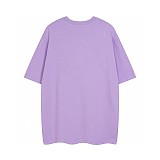 SUPER WHOLESALE | Printed Cotton Jersey T-shirt(lilac)