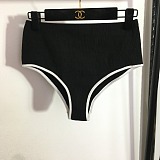 SUPER WHOLESALE | Black Two Piece Swim Suit Set