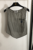 SUPER WHOLESALE | Plaid Vest Top