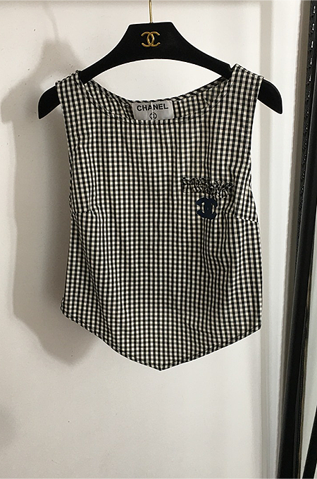 SUPER WHOLESALE | Plaid Vest Top