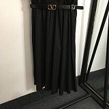 SUPER WHOLESALE | Lace Long Dress with Belt
