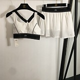 SUPER WHOLESALE | Tennis Skirt & Bra Set