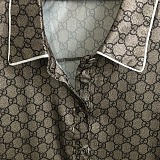 SUPER WHOLESALE | Monogram Silk Printed Shirt Set
