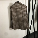 SUPER WHOLESALE | Monogram Silk Printed Shirt Set