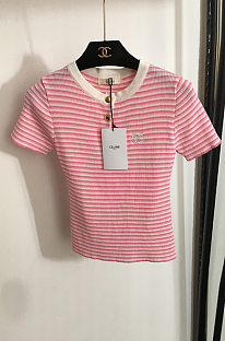 SUPER WHOLESALE | Striped Knit Top