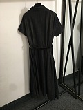 SUPER WHOLESALE | Short-Sleeve Button-Up Midi Shirt Dress