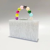 SUPER WHOLESALE | Acrylic Square Handle Bag
