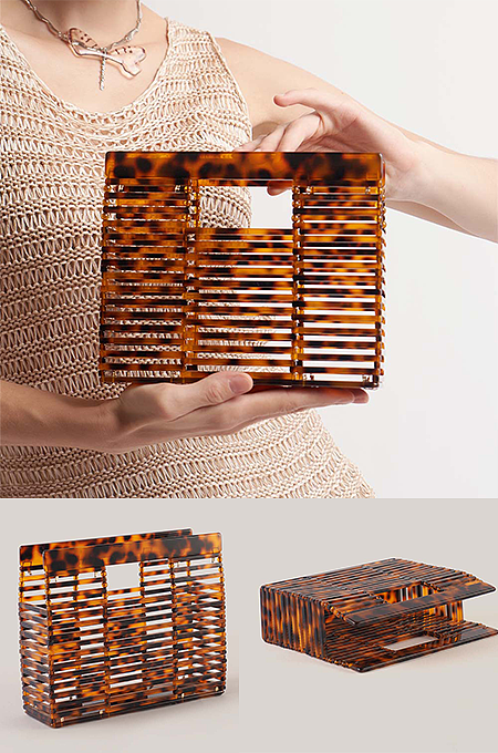 SUPER WHOLESALE | Acrylic Beach Handle Bag