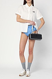 SUPER WHOLESALE | Beige Drawstring Skirt with Sapphire Blue Briefs