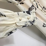 SUPER WHOLESALE | Printed Belted Shirtdress