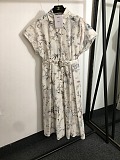 SUPER WHOLESALE | Mid-Length Belted Shirtdress
