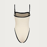 SUPER WHOLESALE | White & Black One-piece Swimwear