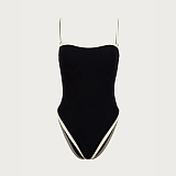 SUPER WHOLESALE | Black & White One-piece Swimwear