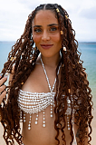SUPER WHOLESALE |  Pearl-Beads Bra Top