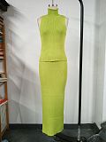 SUPER WHOLESALE | Knit Skirt Set with Off-shoulder Top