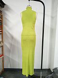 SUPER WHOLESALE | Knit Skirt Set with Off-shoulder Top