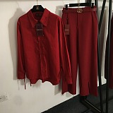 SUPER WHOLESALE | Wine Red Shirt & Pants