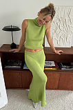 SUPER WHOLESALE | Knit Skirt Set with Off-shoulder Top