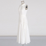 SUPER WHOLESALE | Chiffon  Sleeveless Long Dress
