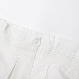 SUPER WHOLESALE | Embroidered Shirt Top & Pleated Skirt
