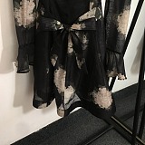 SUPER WHOLESALE | Plunging Neck Mini Dress