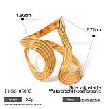 SUPER WHOLESALE | Stainless Steel 18k Plated  Sea Theme Rings