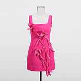 SUPER WHOLESALE |  Tank Mini Dress with 3D Flowers