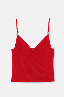 SUPER WHOLESALE | Safety Pin Knit Crop Top