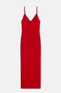 SUPER WHOLESALE | Safety Pin Knit Slip Midi Dress