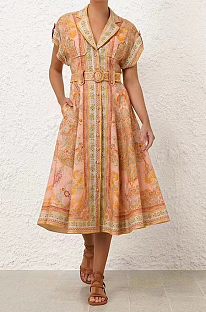 SUPER WHOLESALE | Printed Midi Dress