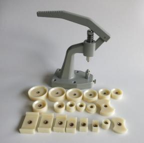 Watch Back Cover Case Press Tool with Plastic Dies Set