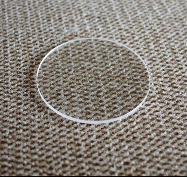 1.2mm Thick Flat Round Sapphire Watch Crystal 18mm-45mm Diameter